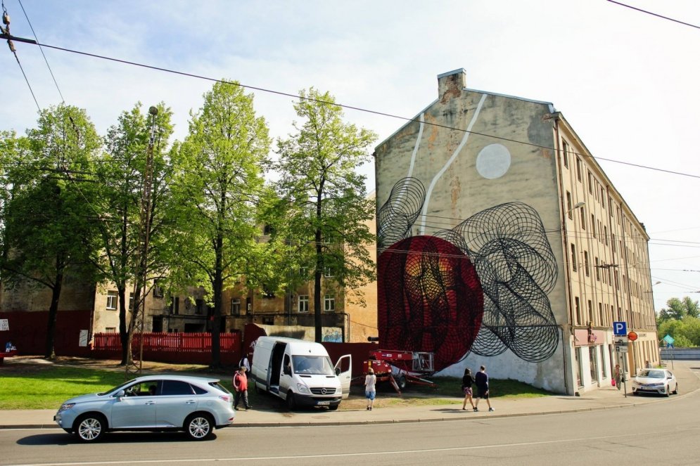 Граффити в Латвии