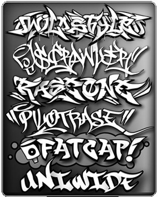 Graffiti_Fonts for 305
